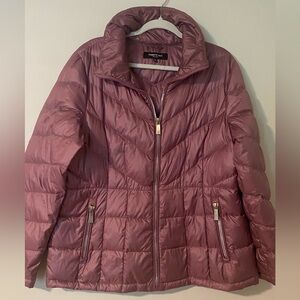 Kenneth Cole New York zip front Down Jacket with Zipper closure